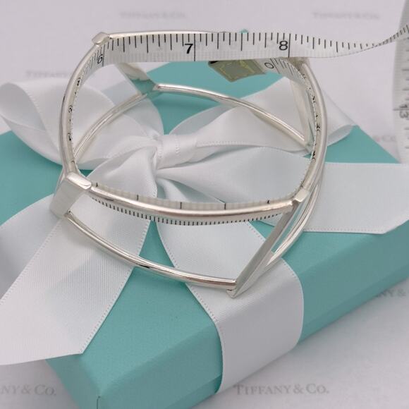 Tiffany & Co. Frank Gehry Torque Open Bangle Bracelet Sterling Silver Vintage - Picture 9 of 13